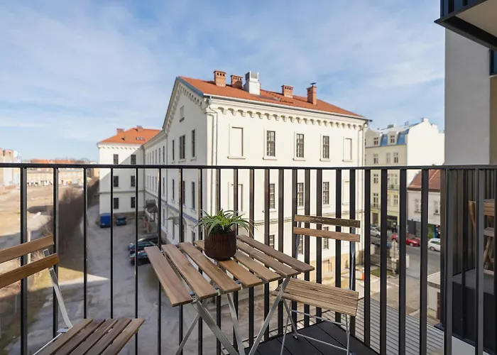 Cozy studio with a balcony - Rajska 3 street